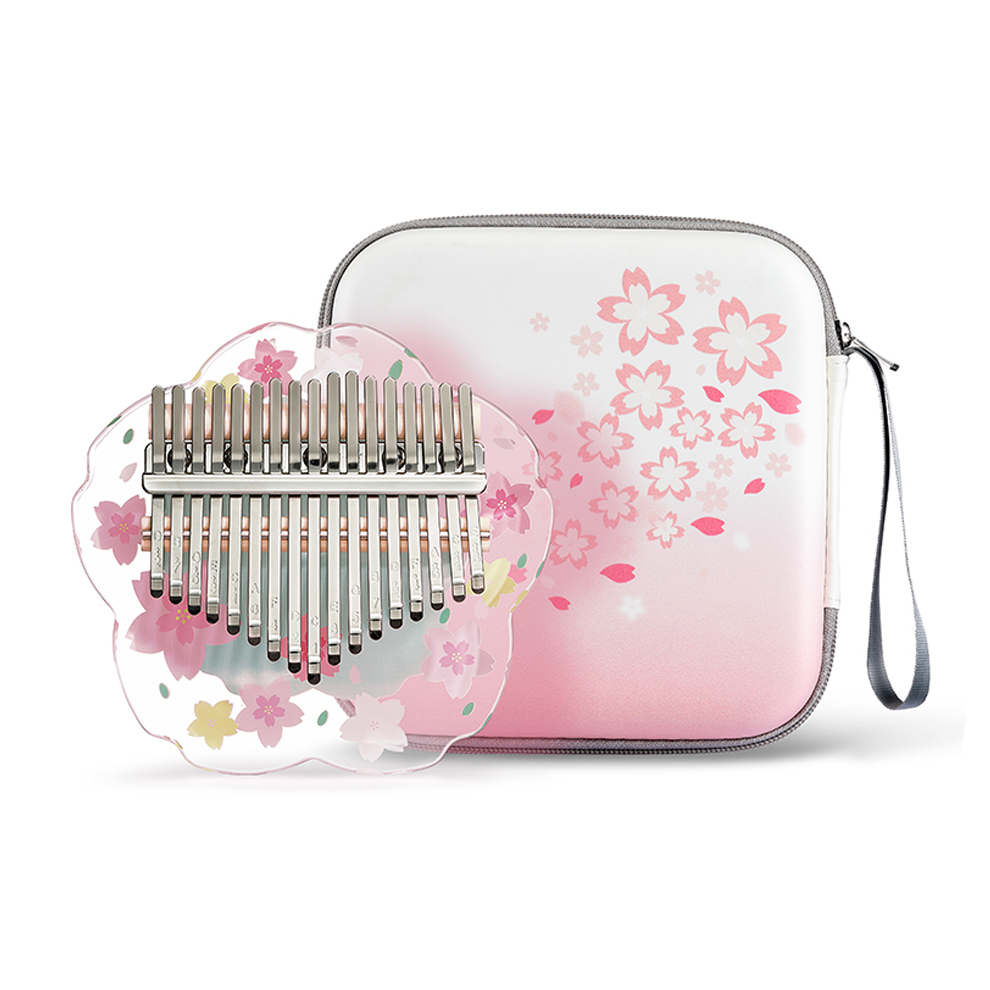 Musical Instrument Piano - Hluru Kalimba 21 Keys with Case