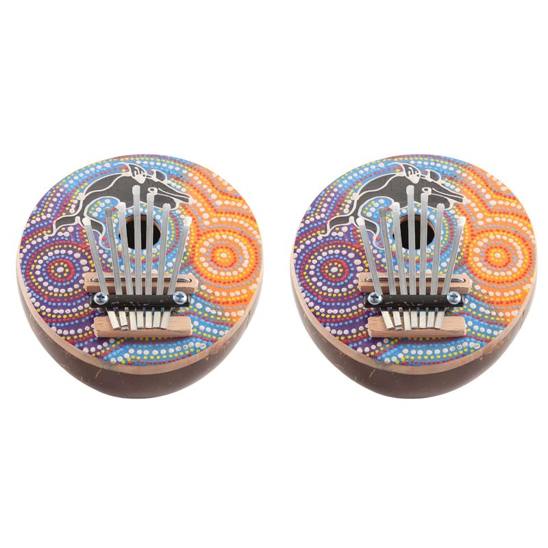 Musical Instrument Piano - 2X 7 Key Tuneable Coconut Shell