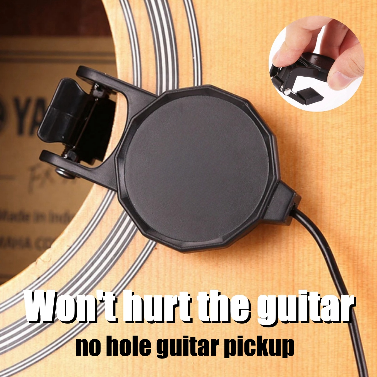 Musical Instrument Art - Audio Jack Clip On Pickup for