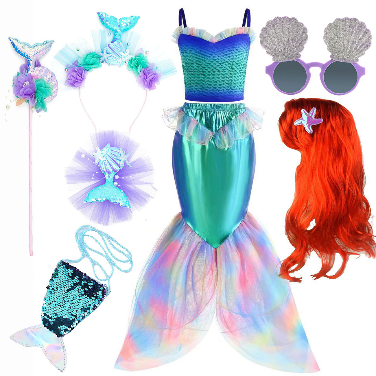 Musical Instrument Trombone - Disney Mermaid Dress Up Costume Girl