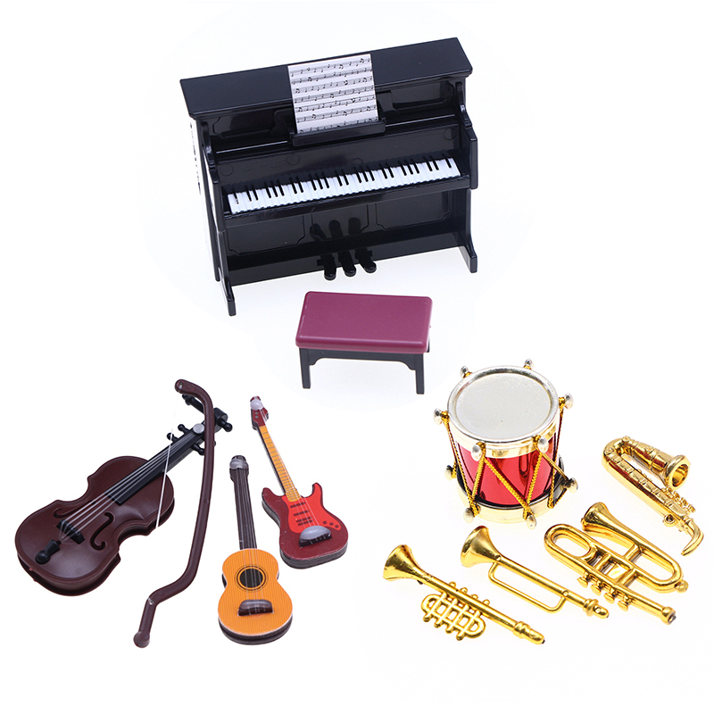 1:12 Dollhouse Miniature Class - Musical Instrument Manufacturers recension och pris