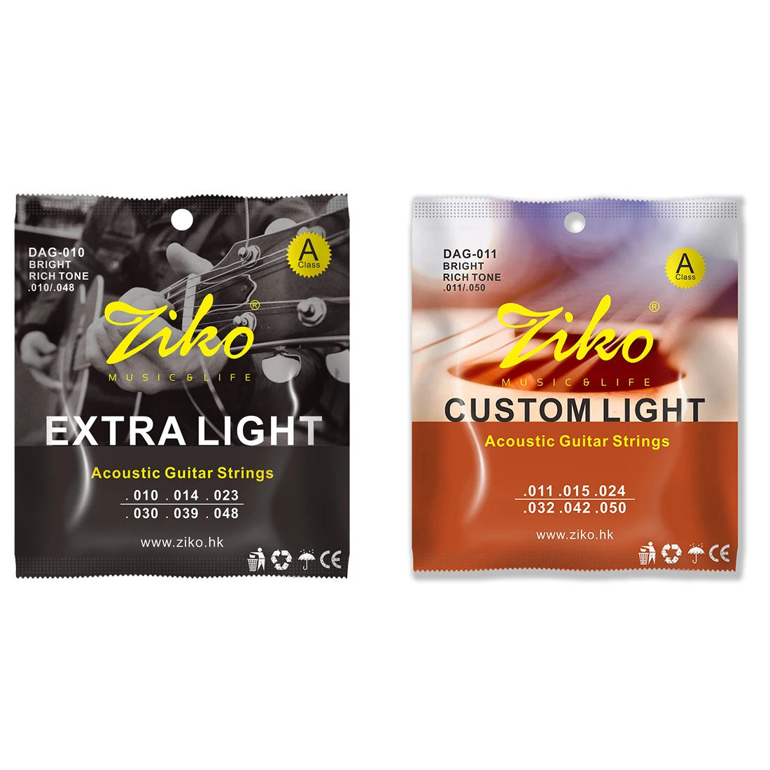 ZIKO Acoustic Guitar String St - Musical Instrument Strings recension och pris