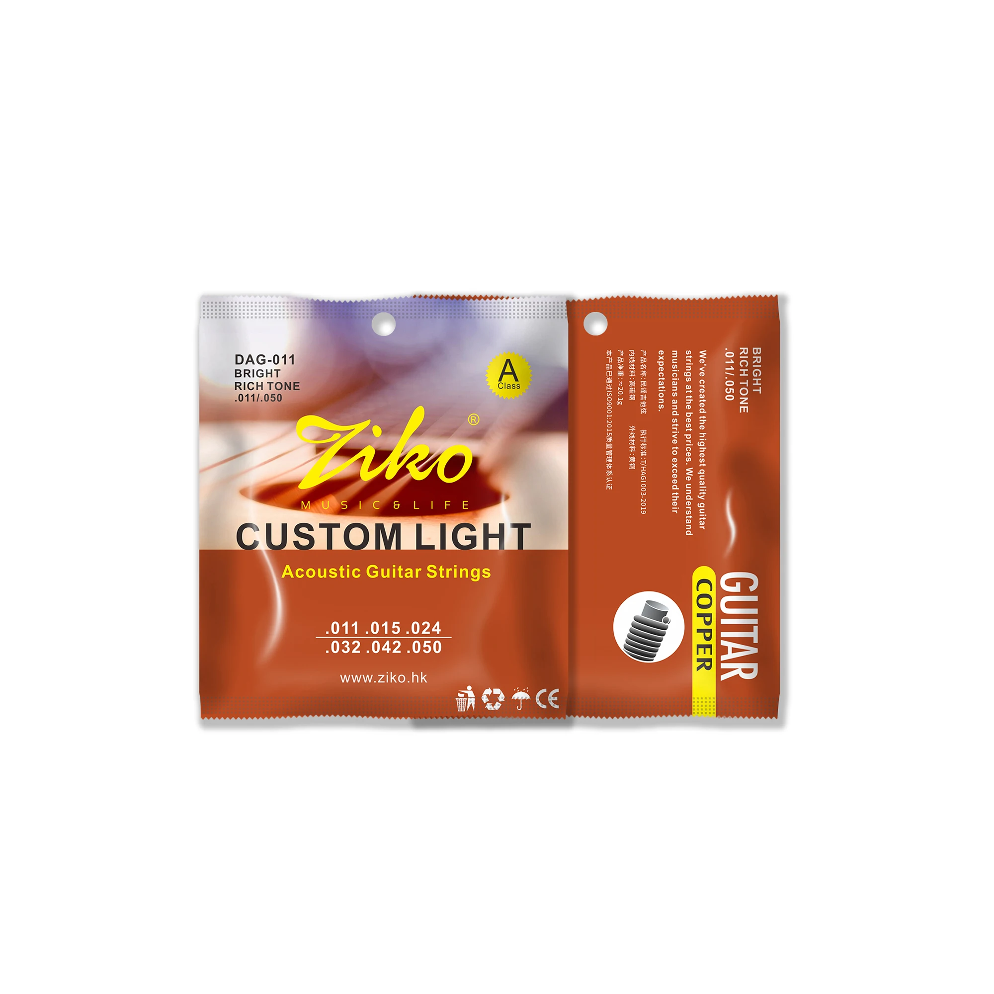 ZIKO Acoustic Guitar String St - Musical Instrument Strings recension och pris