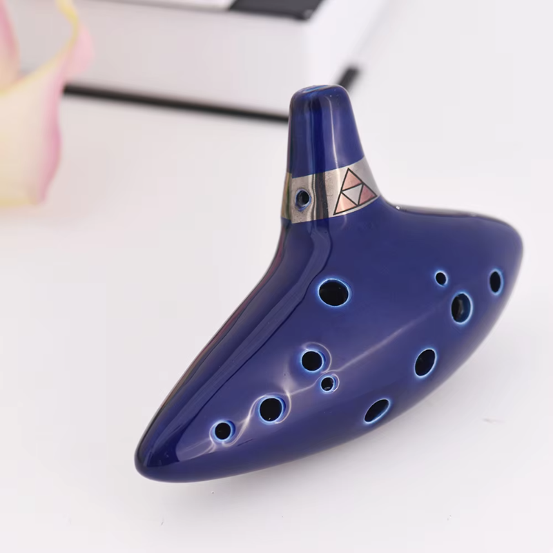 12 Hole Ocarina Ceramic Alto C - Musical Instrument Book recension och pris