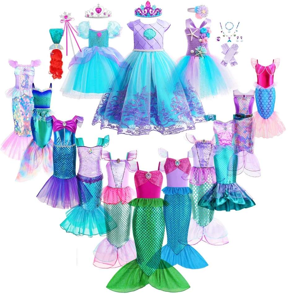 Mermaid Dress Girls Kids Cospl - Musical Instrument Trombone recension och pris