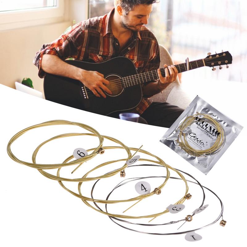 6Pcs High-Quality Acoustic Gui - Musical Instrument Strings recension och pris