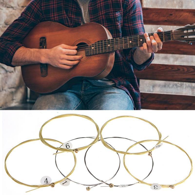 6Pcs High-Quality Acoustic Gui - Musical Instrument Strings recension och pris