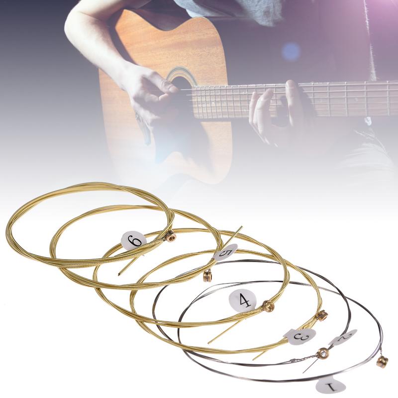 6Pcs High-Quality Acoustic Gui - Musical Instrument Strings recension och pris