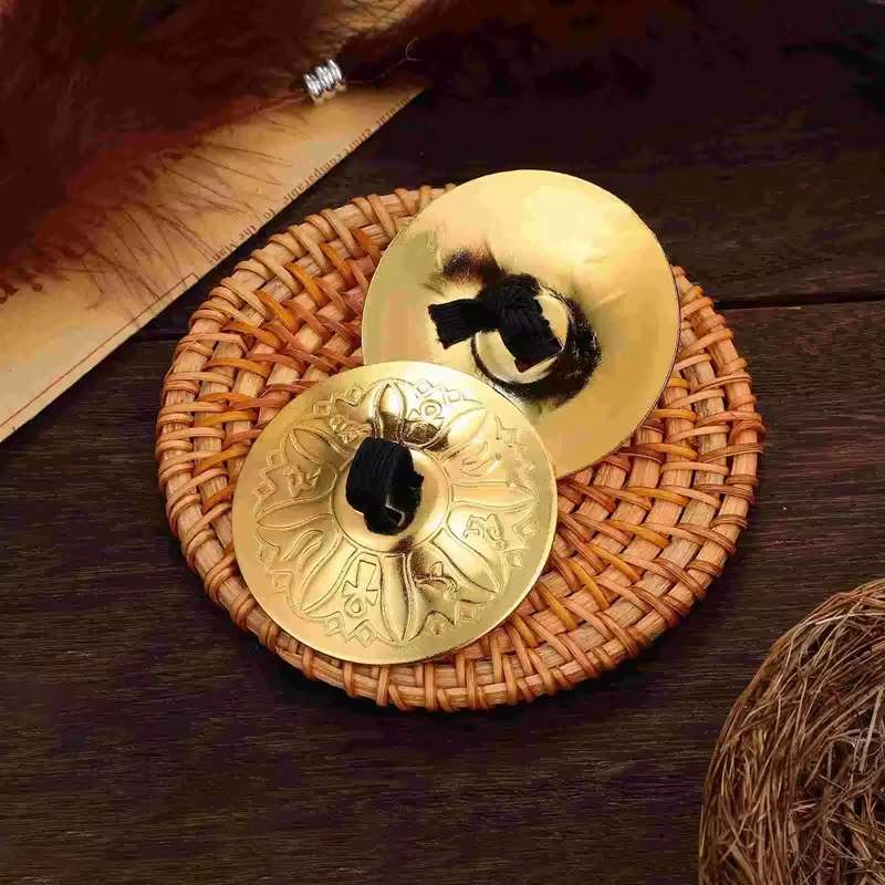 2PCS Copper Finger Cymbals Bel - Musical Instrument Zills recension och pris