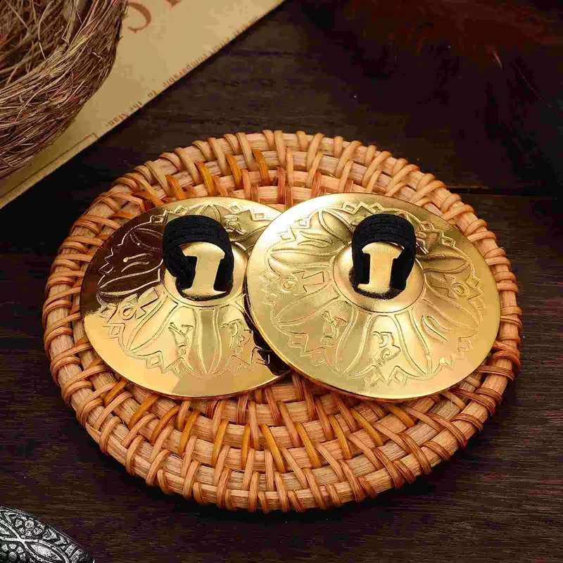 2PCS Copper Finger Cymbals Bel - Musical Instrument Zills recension och pris