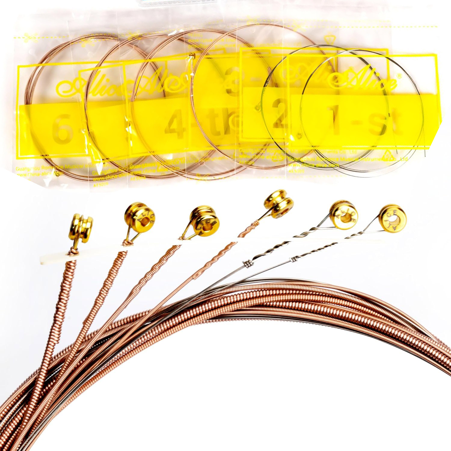 2/6Pcs Set High-Quality Acoust - Musical Instrument Strings recension och pris