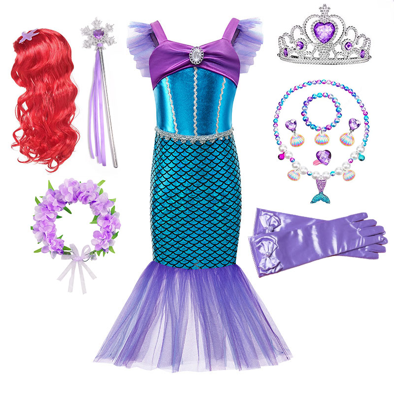Girls Ariel Cosplay Siren Clot - Musical Instrument Trombone recension och pris