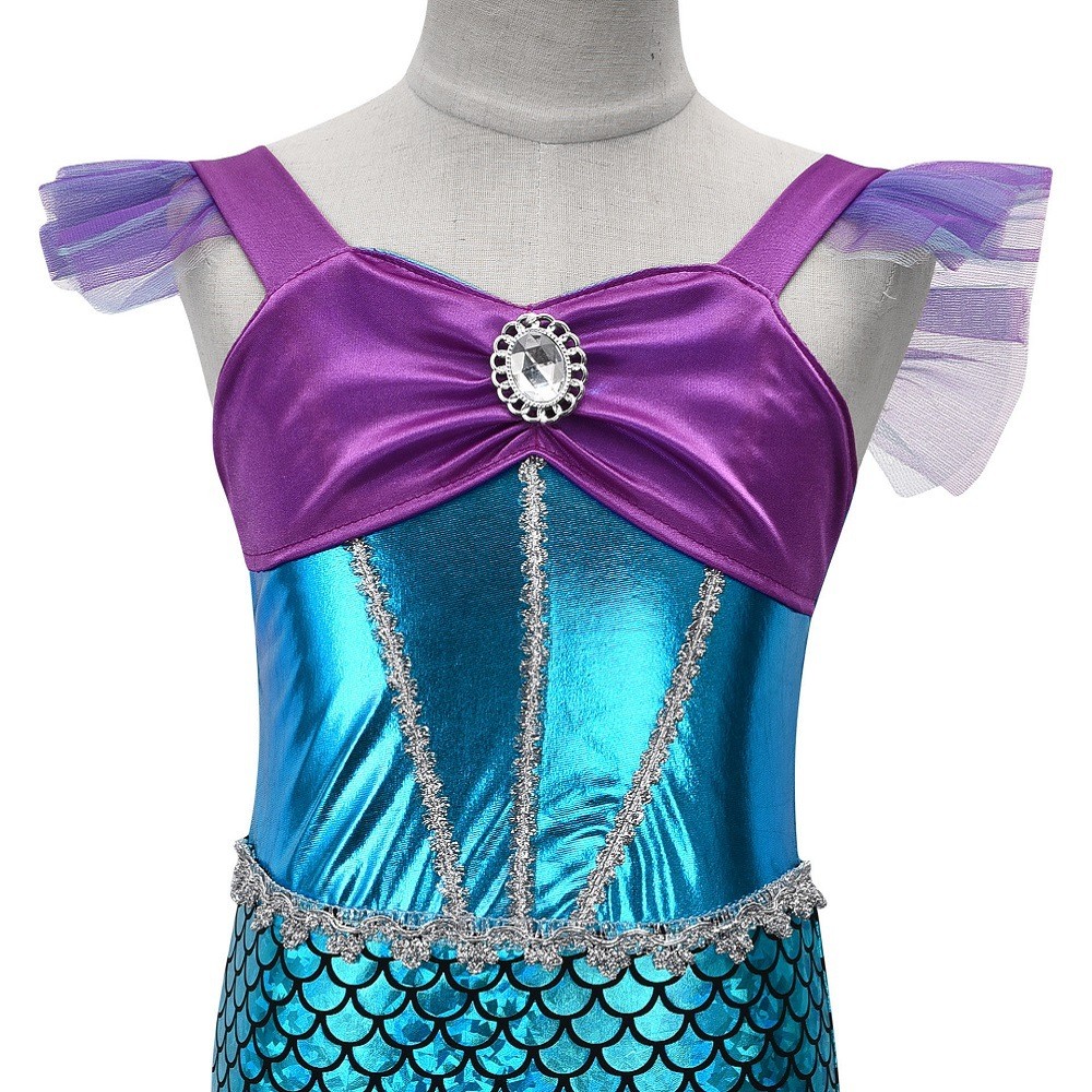 Girls Ariel Cosplay Siren Clot - Musical Instrument Trombone recension och pris