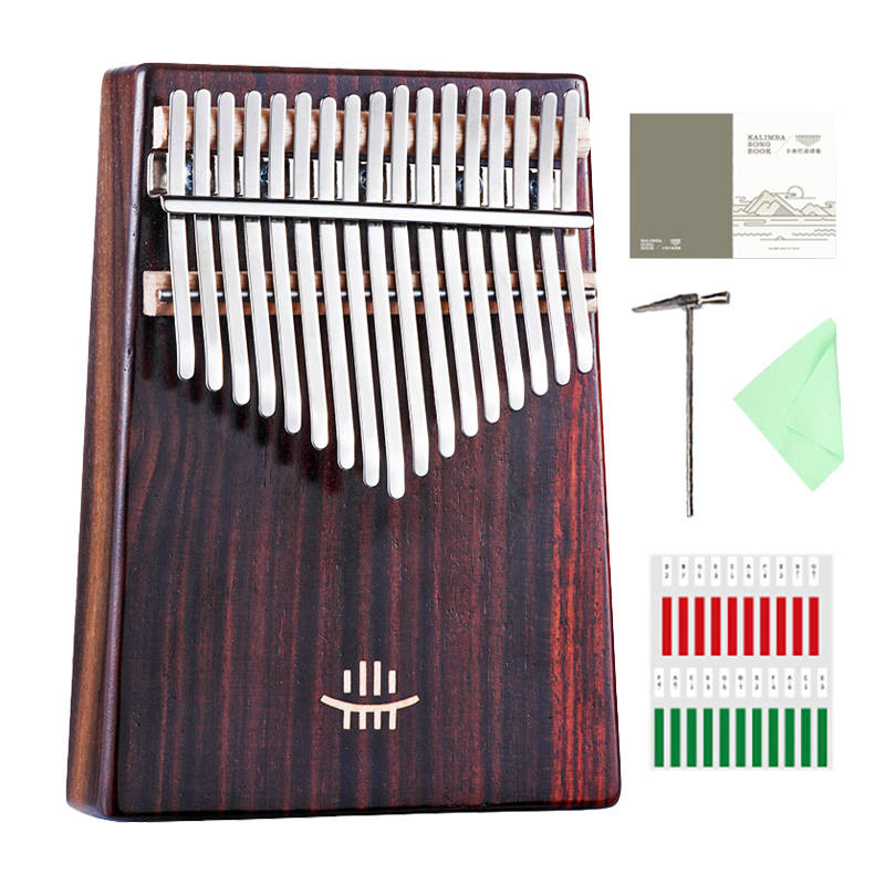 Hluru Kalimba 17 Keys with Hol - Musical Instrument Piano recension och pris