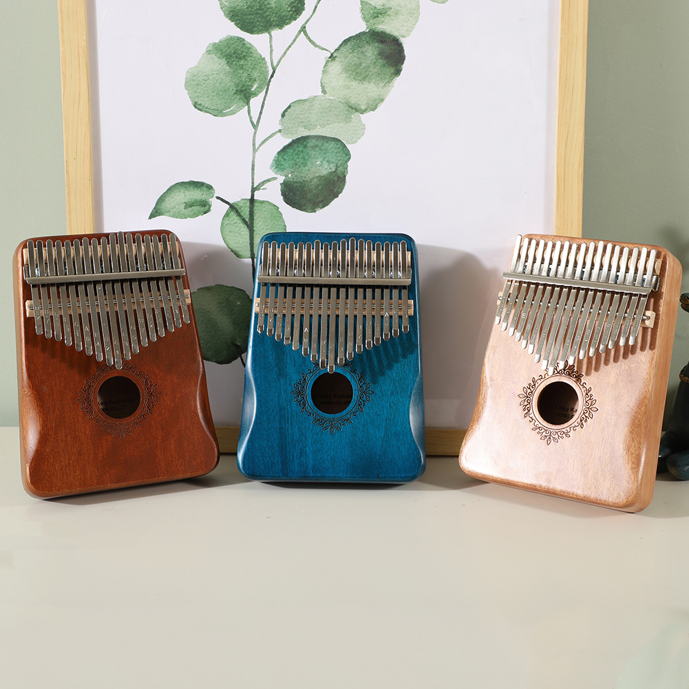 8/17Keys Mini Wooden Kalimba H - Musical Instrument Piano recension och pris