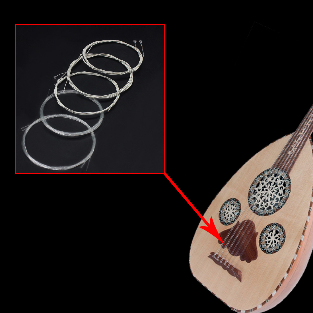 IRIN Oud Strings Turkey Oud Ar - Musical Instrument Oud recension och pris