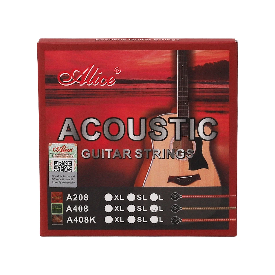 Alice A408  Full set Acoustic  - Musical Instrument Strings recension och pris