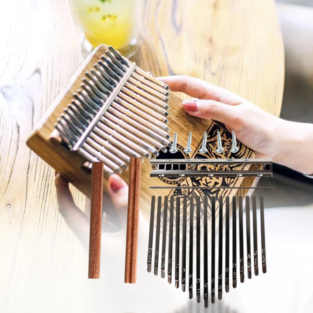 DIY 17 Tone Kalimba Keys Tines - Musical Instrument Piano recension och pris