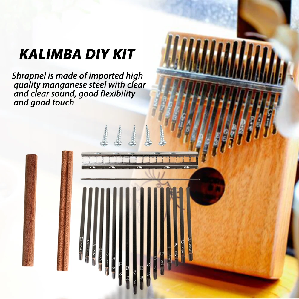 DIY 17 Tone Kalimba Keys Tines - Musical Instrument Piano recension och pris