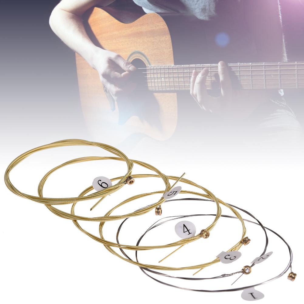 6pcs/set Universal Acoustic Gu - Musical Instrument Strings recension och pris