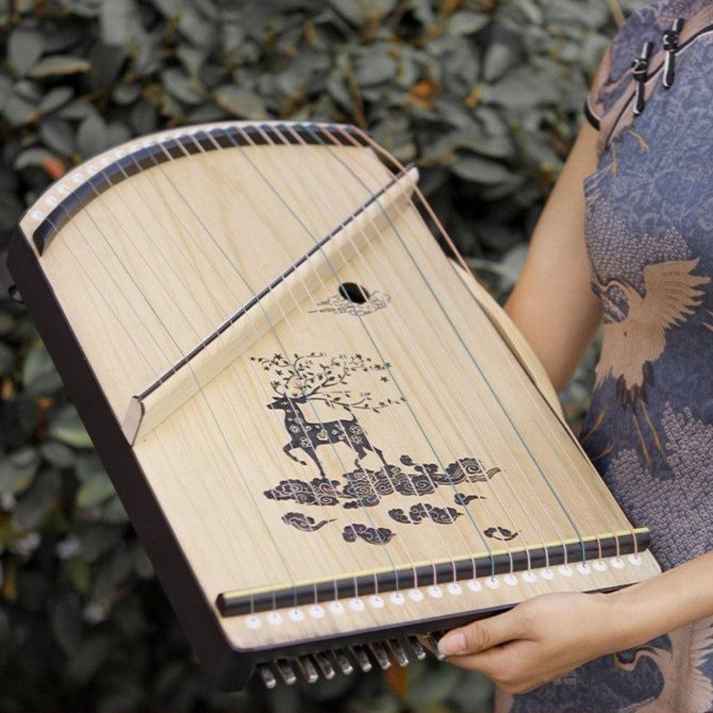 Wooden 21-string Mini Guzheng  - Musical Instrument Oud recension och pris