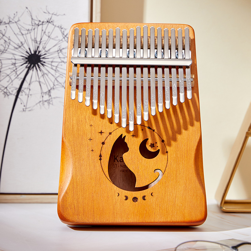 17 Keys Kalimba Gradient Color - Musical Instrument Book recension och pris