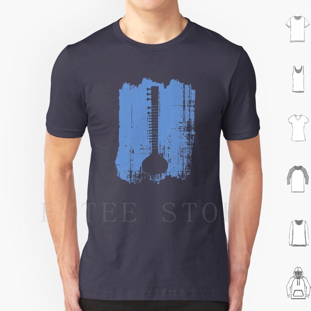 Indian Sitar T Shirt Print Cot - Musical Instrument Sitar recension och pris